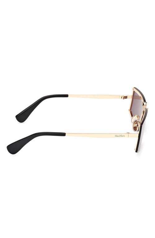 Max Mara 68mm Oversize Rectangular Sunglasses In Multi