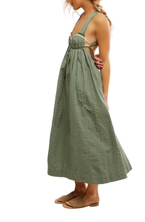 Free People Poppy Cotton Seersucker Midi Dress