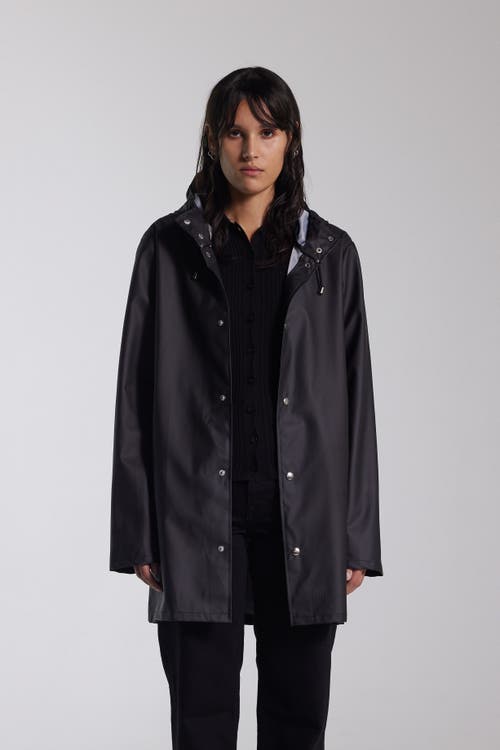 Stutterheim Stockholm Lightweight Raincoat In Black