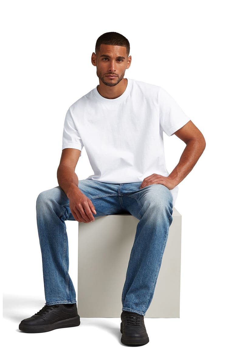 Mosa Straight Jeans, Alternate, color, SUN FADED BLUE DONAU