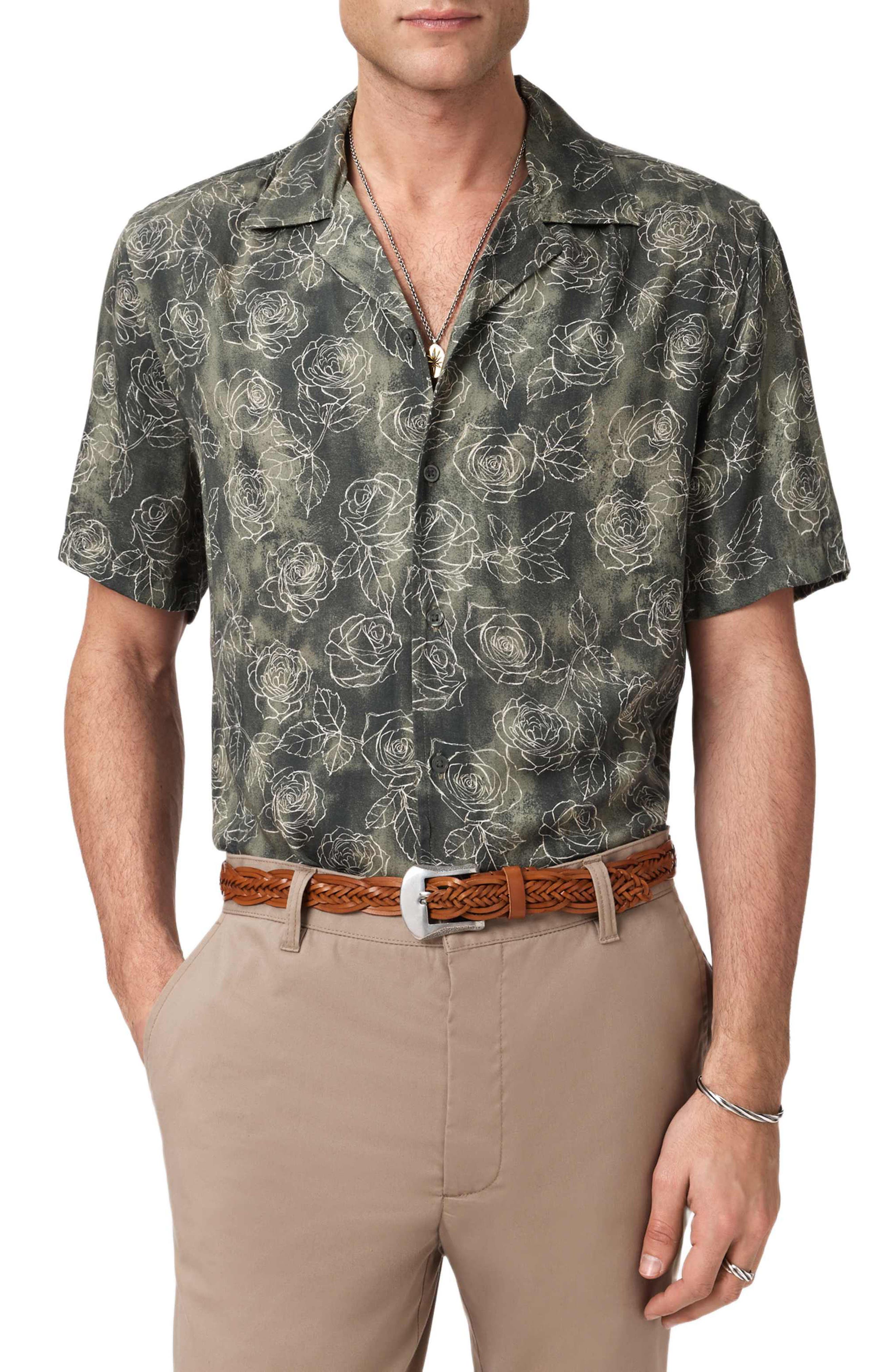 Dan Print Modal Camp Shirt - image 5