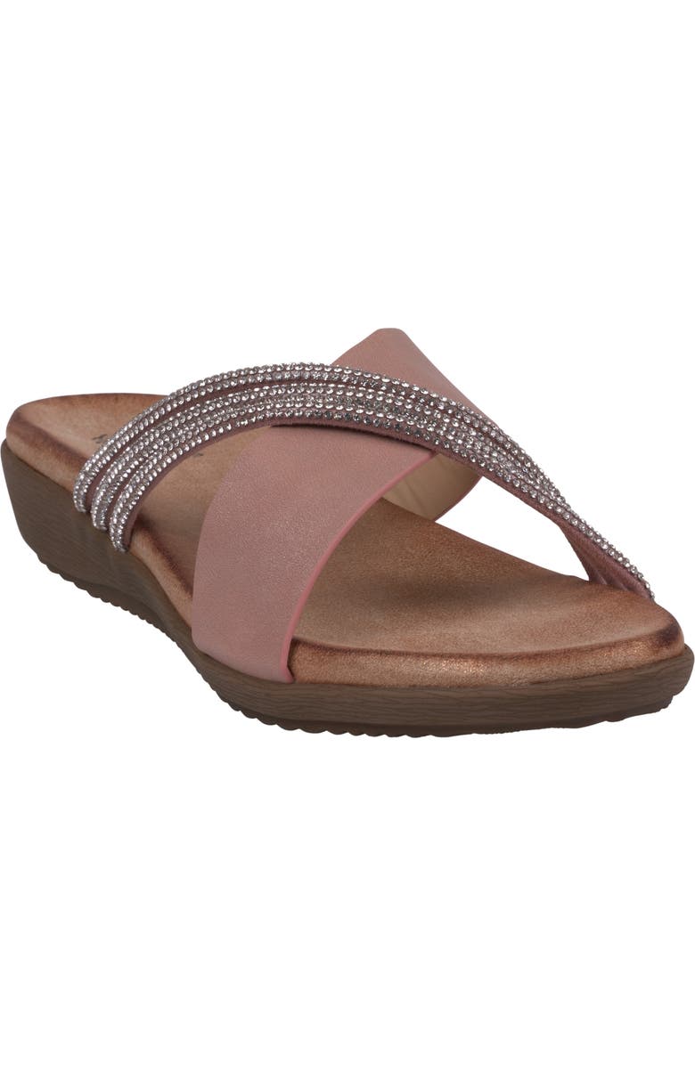 GC SHOES Iris Comfort Wedge Sandal, Main, color, Blush