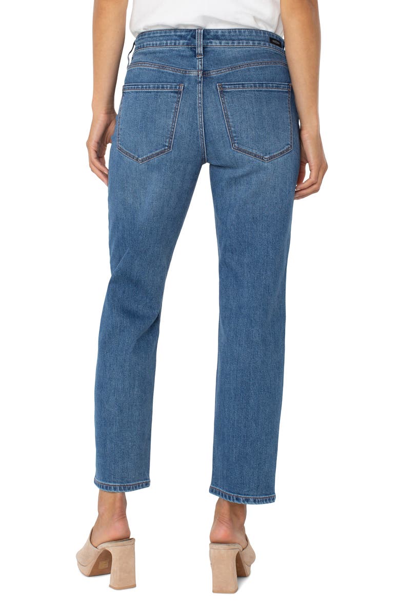 Kennedy Mid Rise Ankle Straight Leg Jeans, Alternate, color, TEMECULA