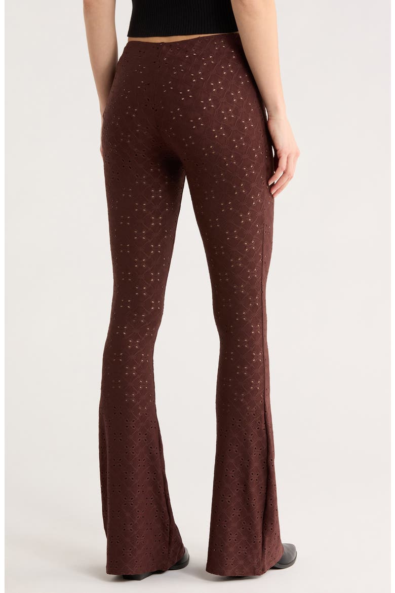 Dan Lace Front Pants, Alternate, color, BRODERIE BROWN