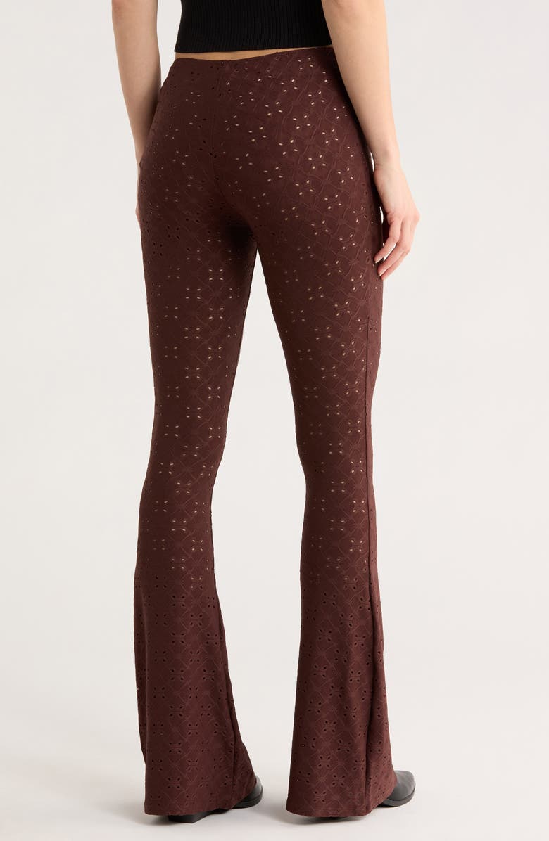 Motel Dan Lace Front Pants, Alternate, color, Broderie Brown