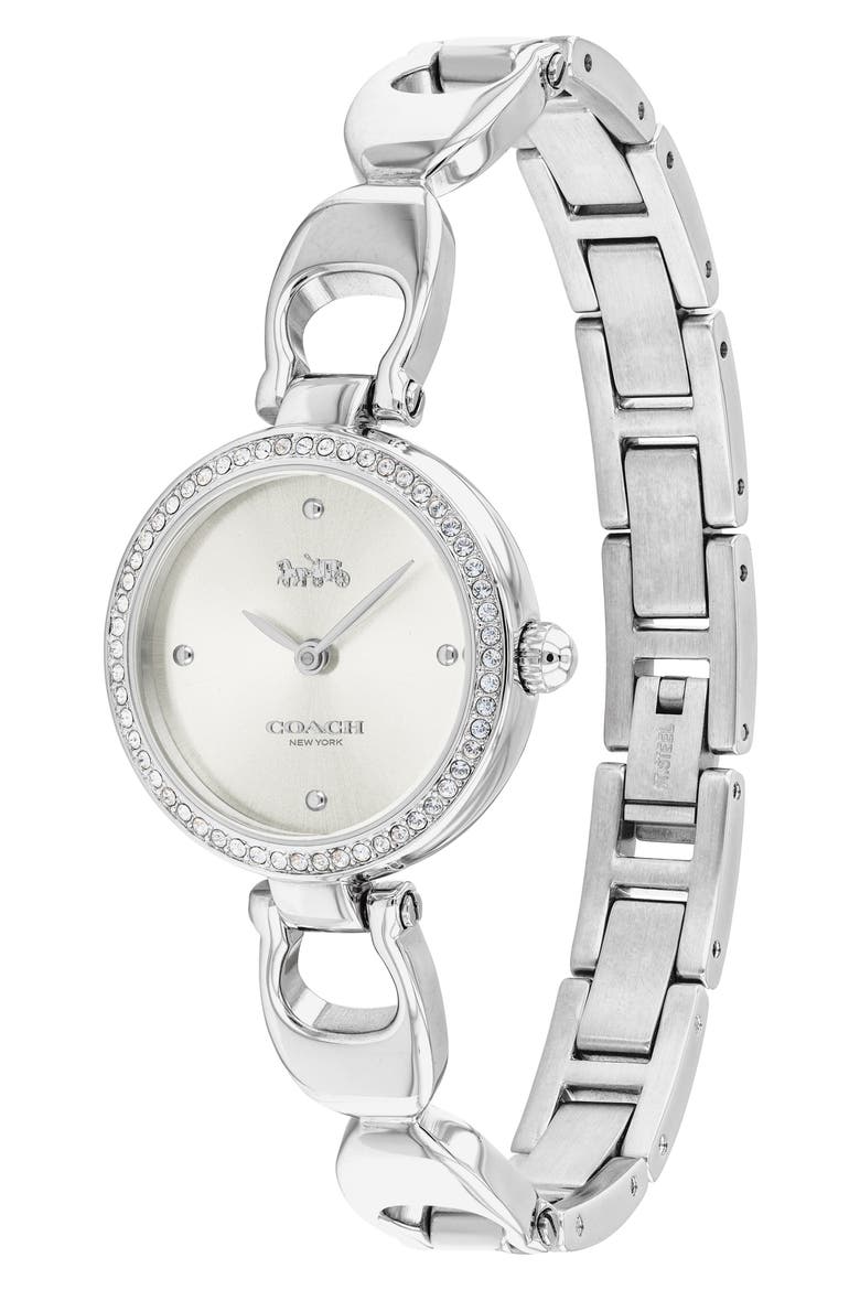 Park Crystal Watch, 26mm, Alternate, color, SILVER WHITE