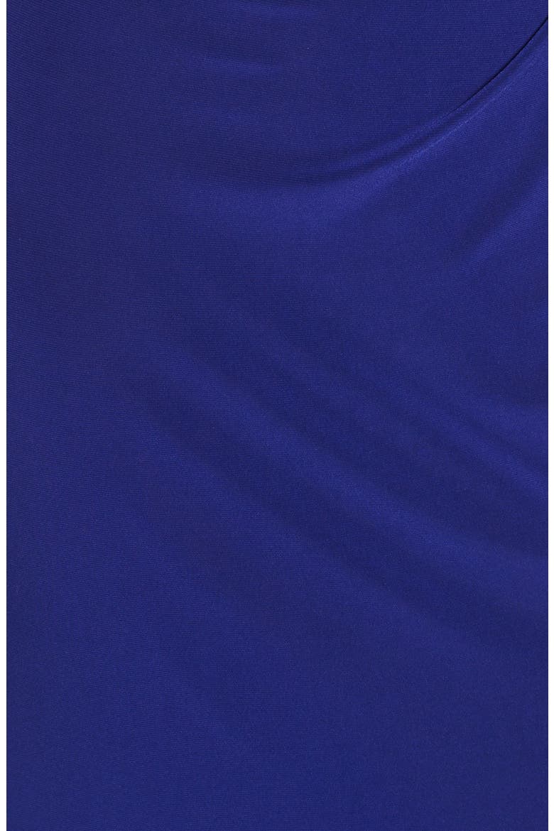 Jeweled Neck Column Gown, Alternate, color, COBALT