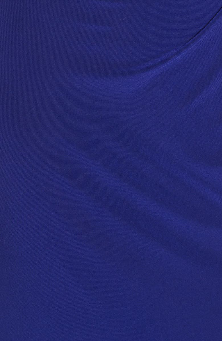 Eliza J Jeweled Neck Column Gown, Alternate, color,