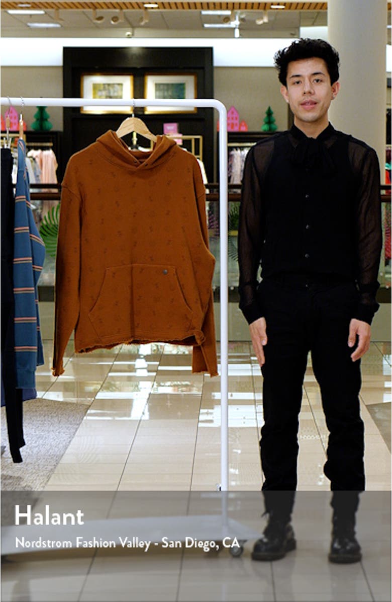 Raw Edge Cotton Hoodie, sales video thumbnail