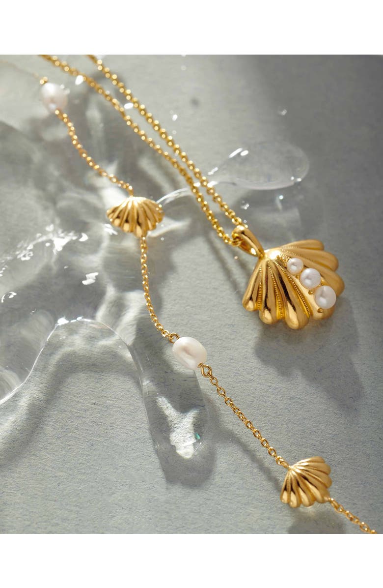 Edge of Ember Marine Pearl Charm Bracelet, Alternate, color, Marine Pearl