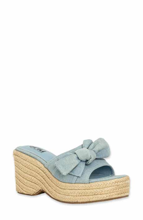 SHUSHOP Ingrid Platform Espadrille Slide Sandal