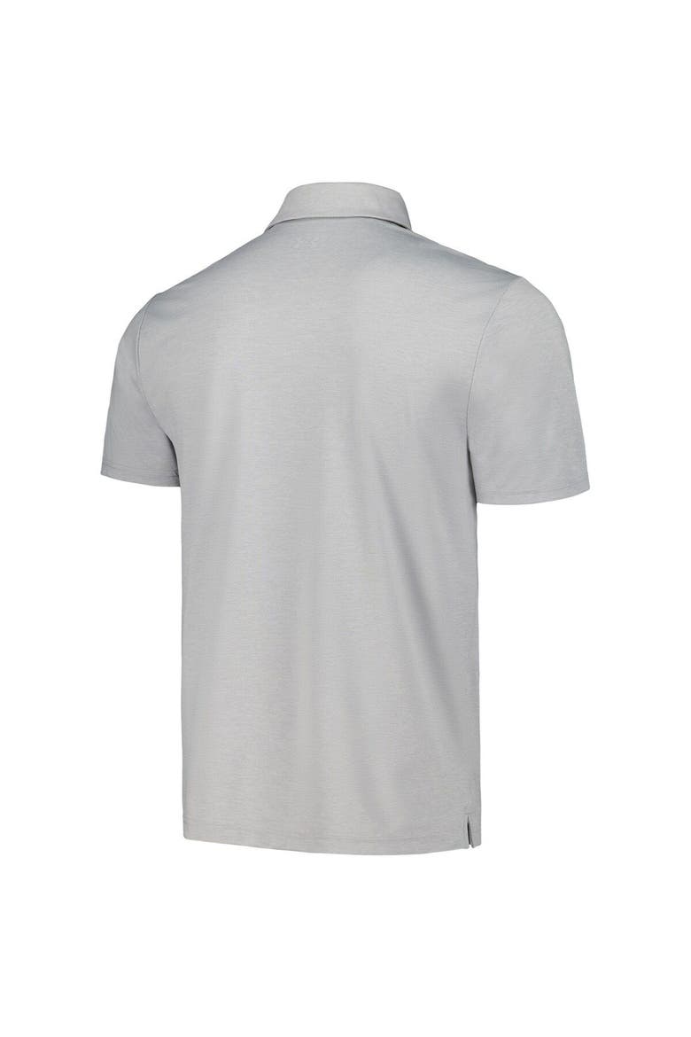 Men's Under Armour Gray John Deere Classic Playoff 3.0 Heather Polo, Alternate, color, Gray