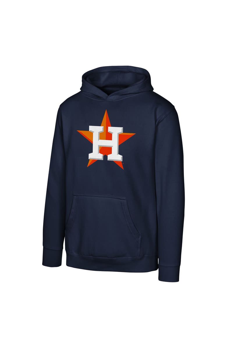 Outerstuff Youth  Navy Houston Astros Primary Logo Pullover Hoodie, Main, color, Navy