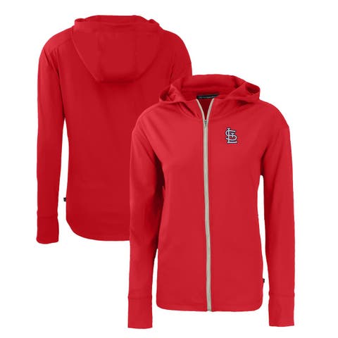 Women's Cutter & Buck  Red St. Louis Cardinals Daybreak Eco Recycled Full-Zip Hoodie