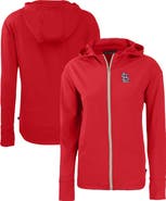 Cutter & Buck Women's Cutter & Buck Red St. Louis Cardinals Daybreak Eco Recycled Full-Zip Hoodie