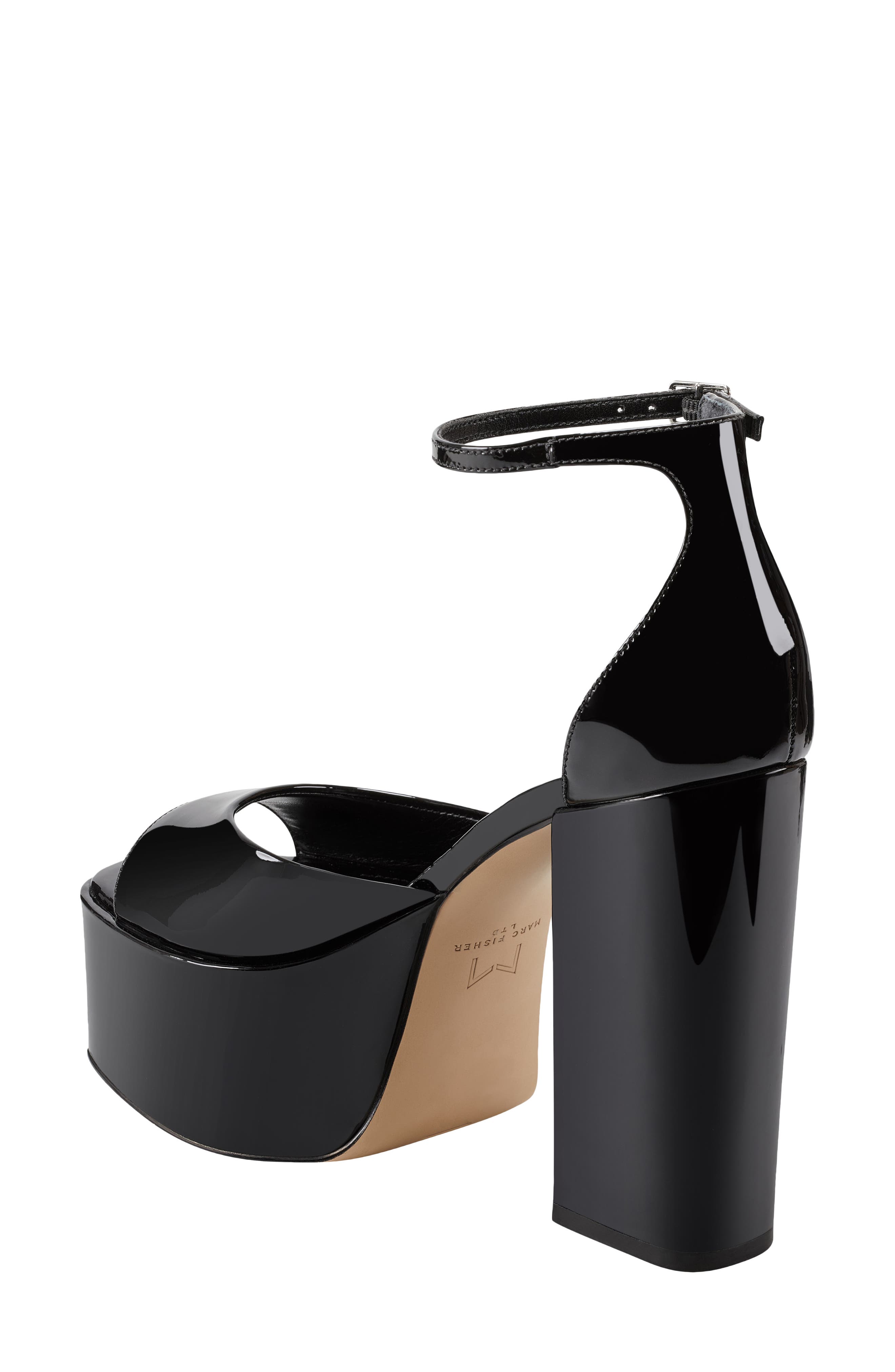 Marc Fisher LTD Della Ankle Strap Platform Sandal, Alternate, color, 
