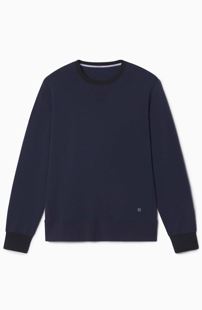 Jambys Chilluxe Crewneck Sweatshirt, Alternate, color, Navy / Black