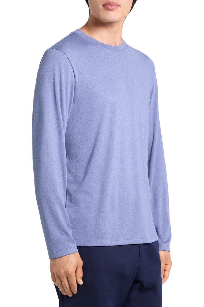 Essential Long Sleeve T-Shirt, Alternate, color, LIGHT DUSK BLUE