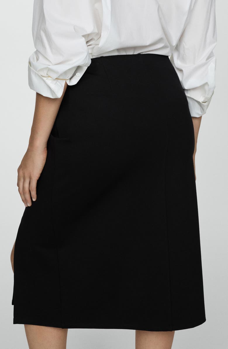 MANGO Rome Knit Pencil Skirt, Alternate, color, 