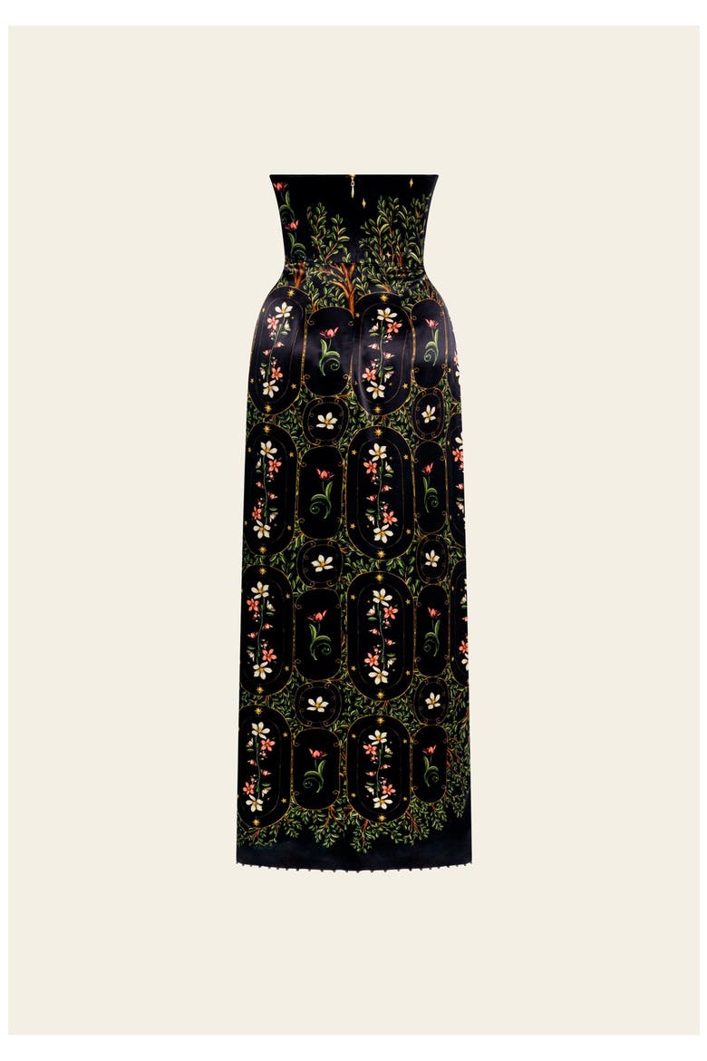 Cinefilia Noche Maxi Dress, Alternate, color, Black