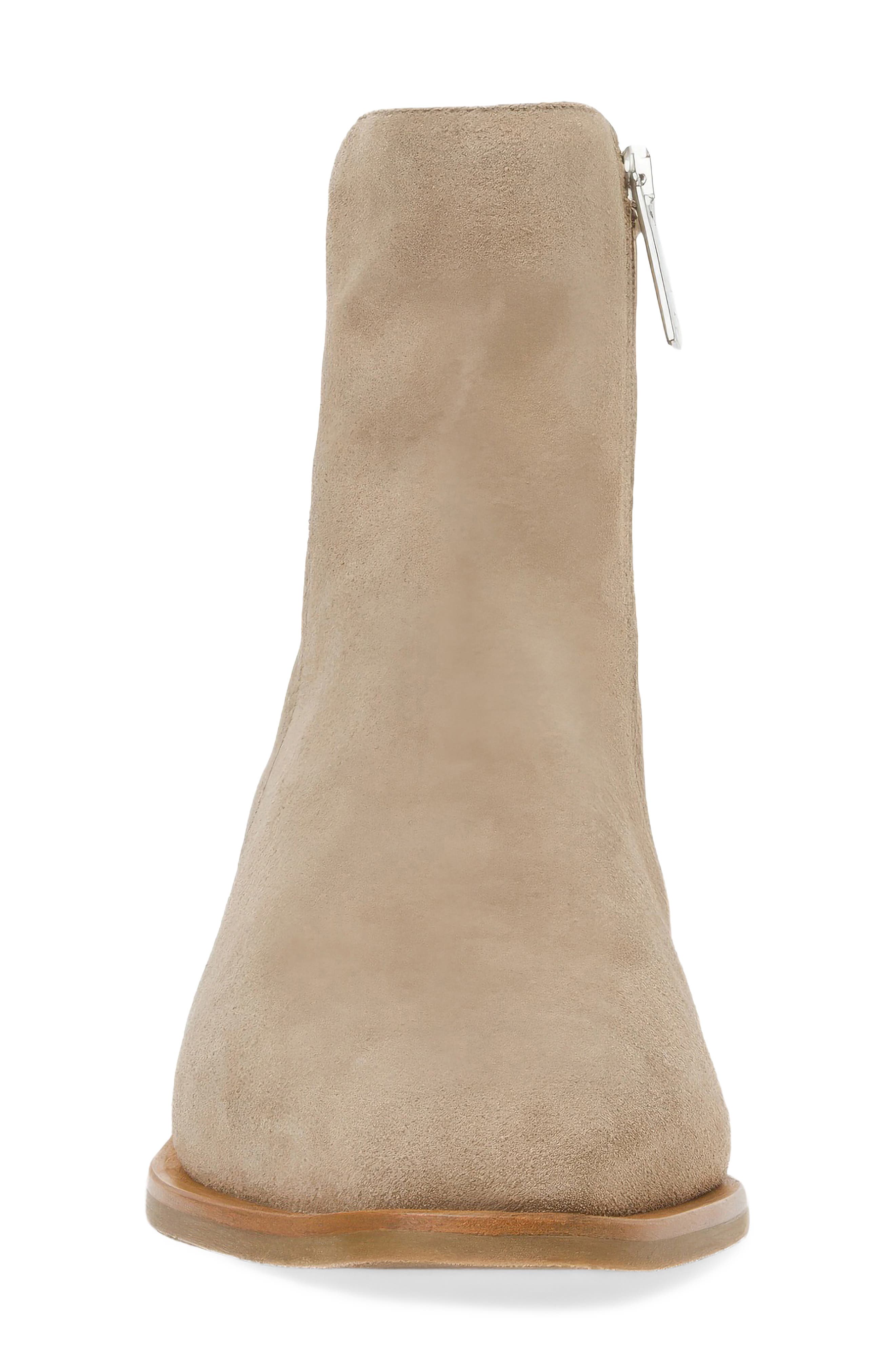 Felice Waterproof Bootie, Alternate, color, STONE SUEDE