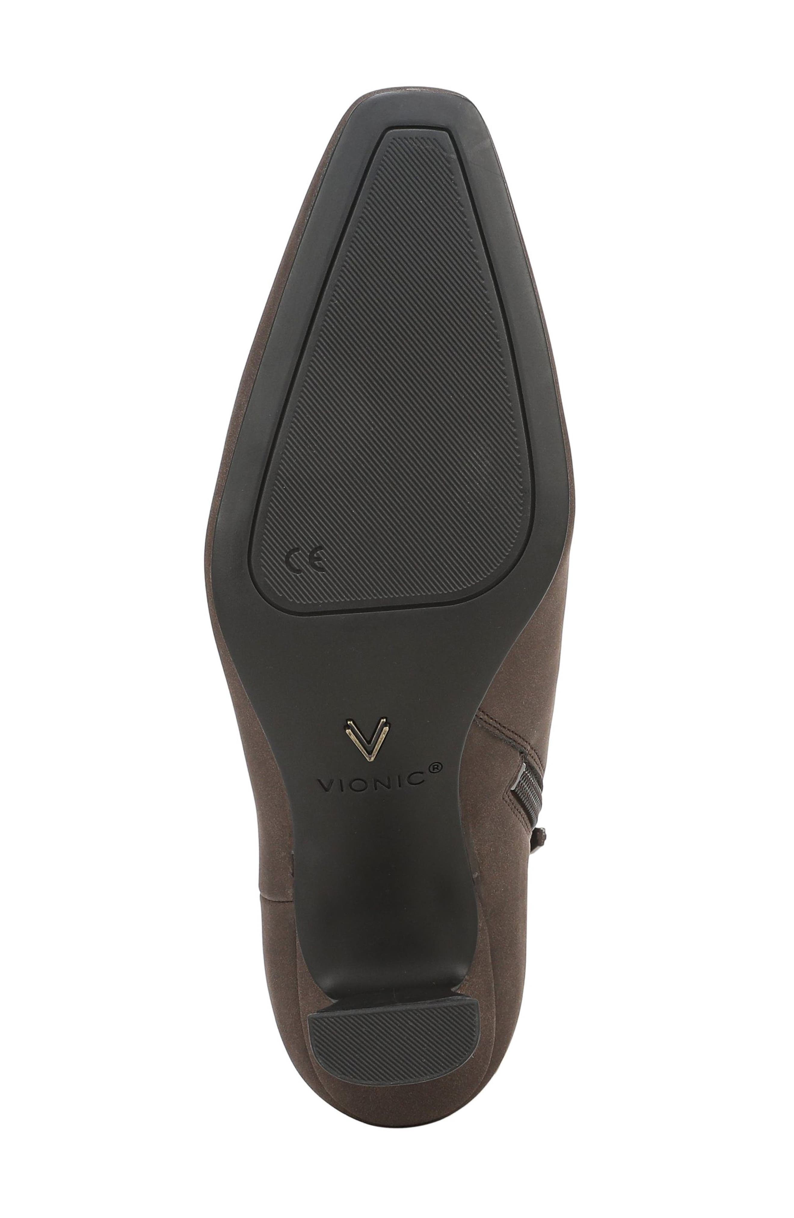 Sloan Faux Leather Bootie, Alternate, color, CHOCOLATE