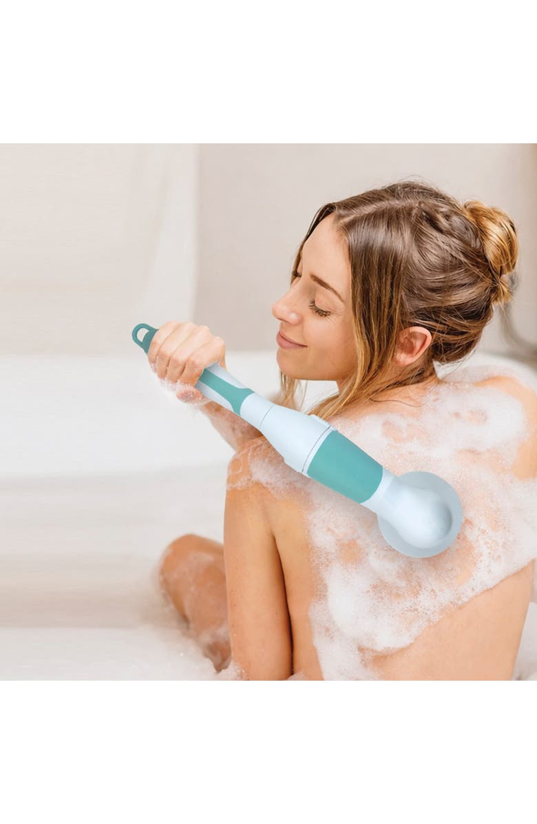 PURSONIC Advanced Facial & Body Cleansing Brush With Extended Handle, Alternate, color, Aqua