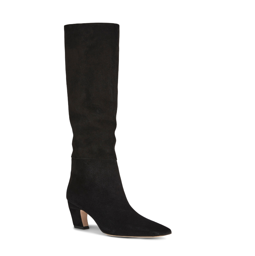 Neil J. Rodgers Meg Knee Boot, Alternate, color, Black Suede