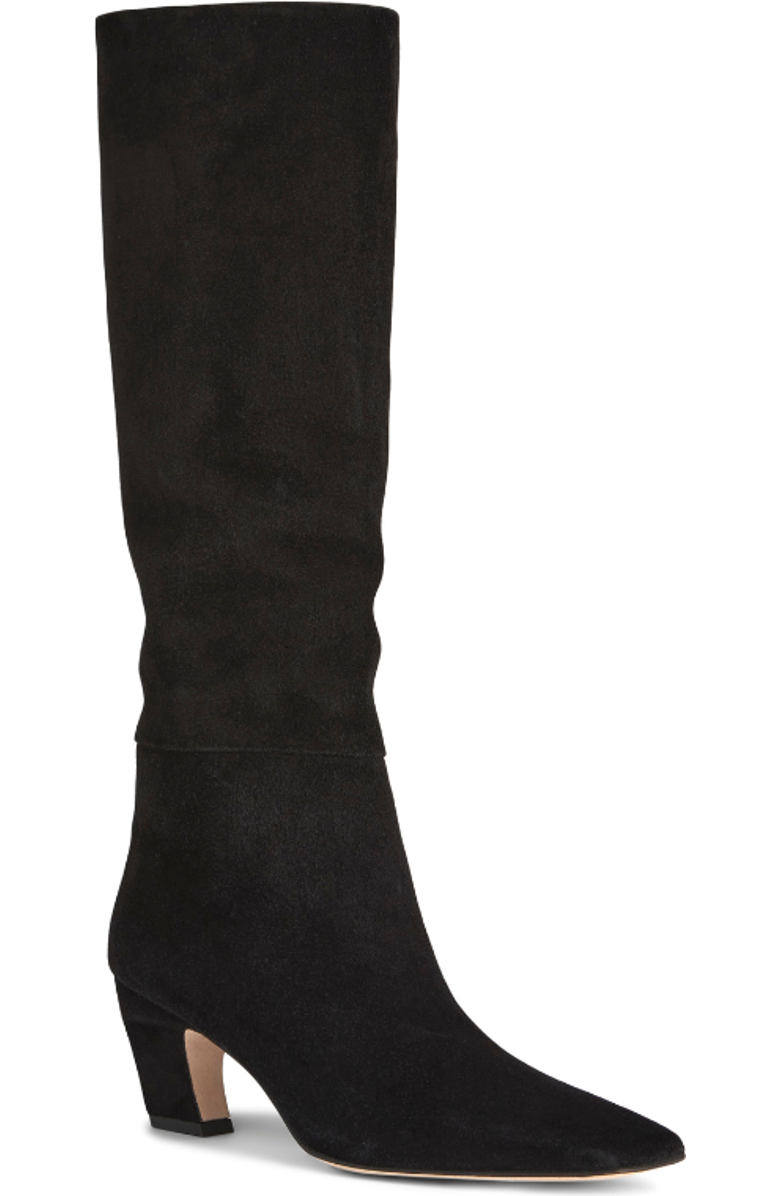 Neil J. Rodgers Meg Knee Boot, Alternate, color, Black Suede