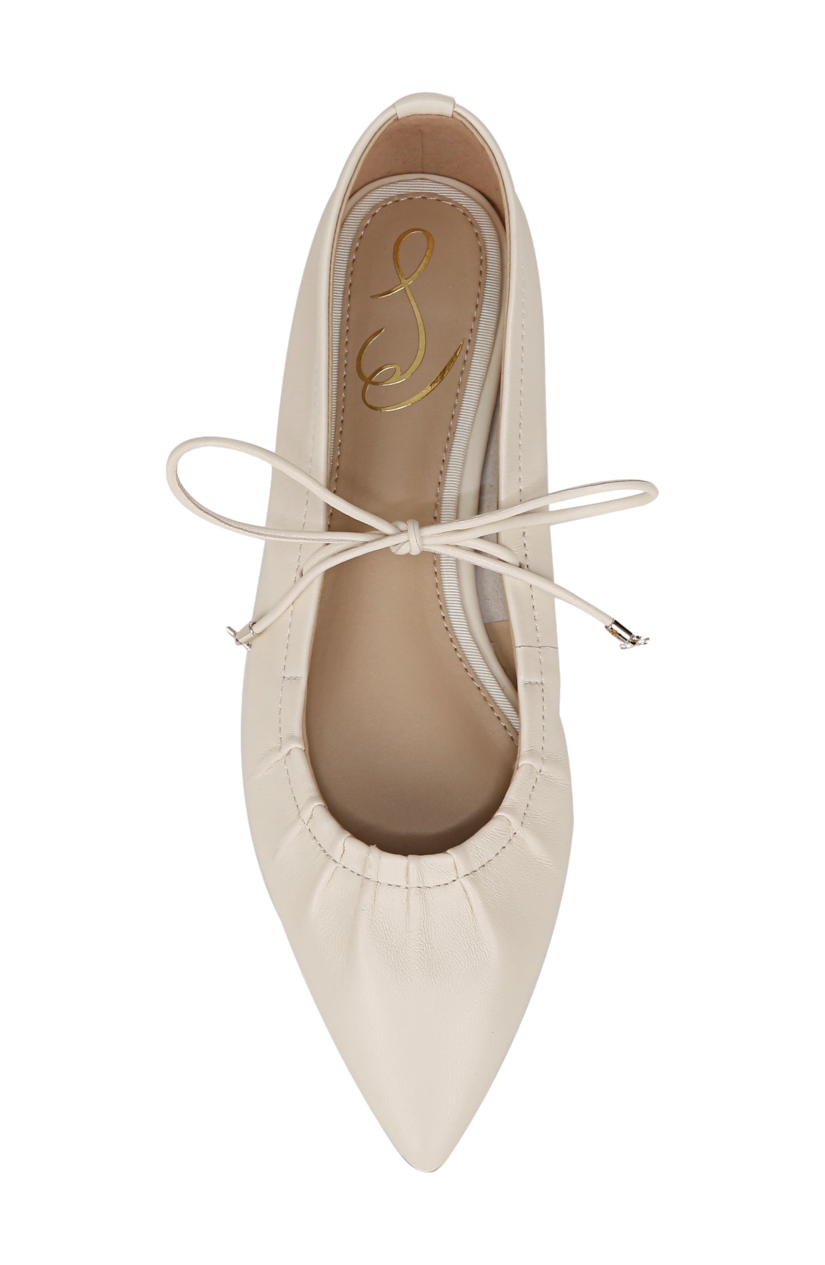 Sam Edelman Bri Mary Jane Pointed Toe Flat, Alternate, color, Modern Ivory