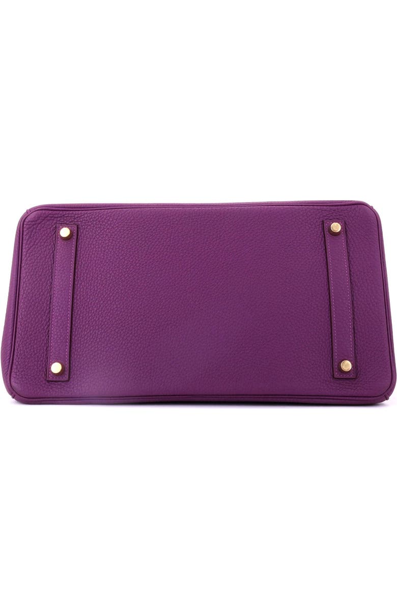Pre-Owned Hermes Birkin Handbag Purple Togo with Gold Hardware 35, Alternate, color, Anemone