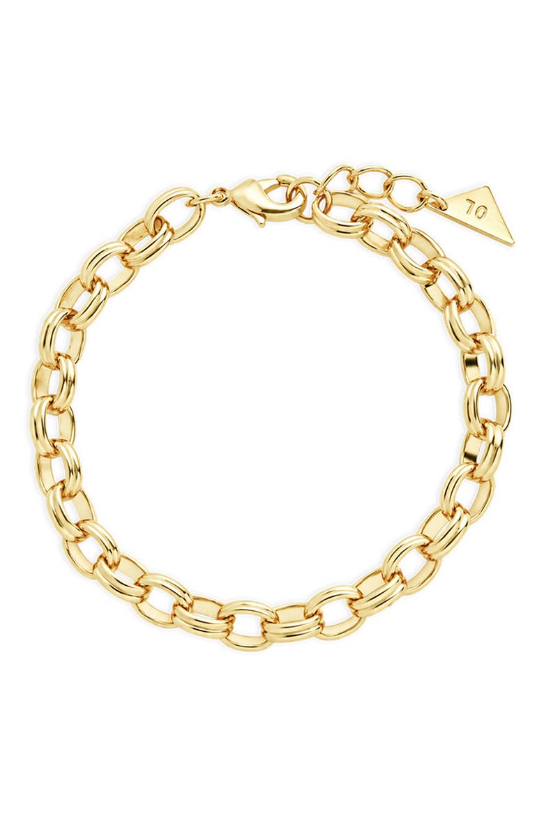 Bold Curb Chain Bracelet, Main, color, GOLD