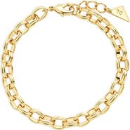 Sterling Forever Bold Curb Chain Bracelet