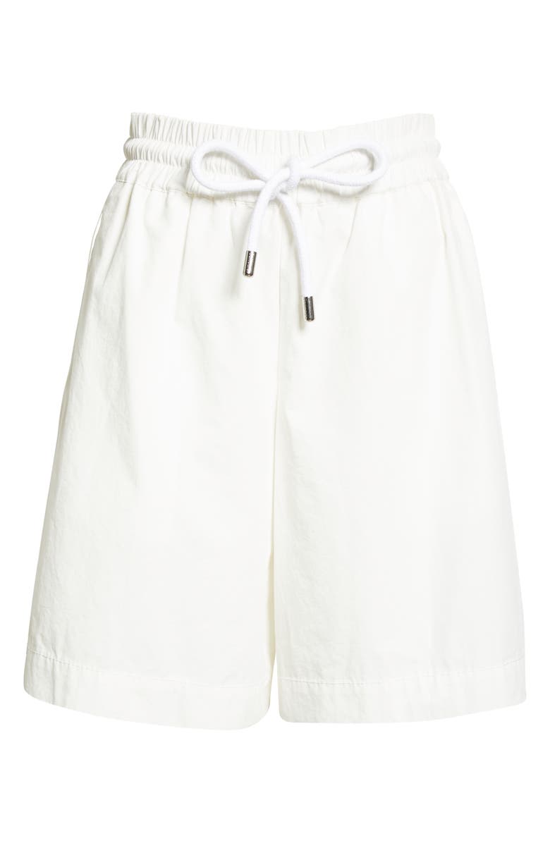 Proenza Schouler White Label Cotton & Linen Drawstring Shorts, Alternate, color, 