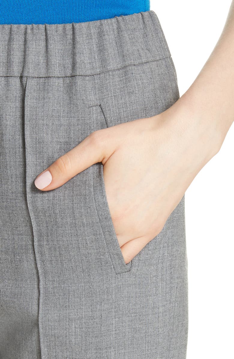 Michael Kors Pintuck Wool Blend Trousers, Alternate, color,