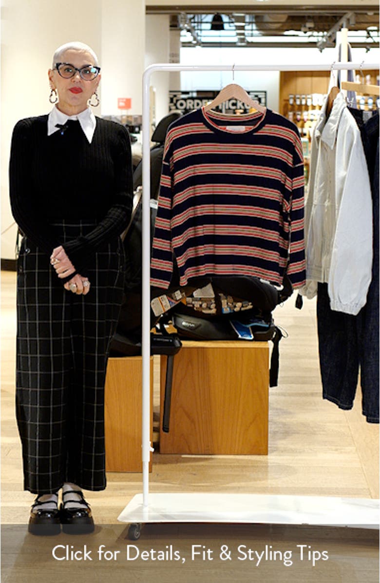 Field Stripe Relaxed Fit Cotton T-Shirt, sales video thumbnail