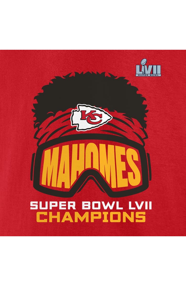 FANATICS Men's Fanatics Branded Patrick Mahomes Red Kansas City Chiefs Super Bowl LVII Champions Player Graphic Big & Tall T-Shirt, Alternate, color,