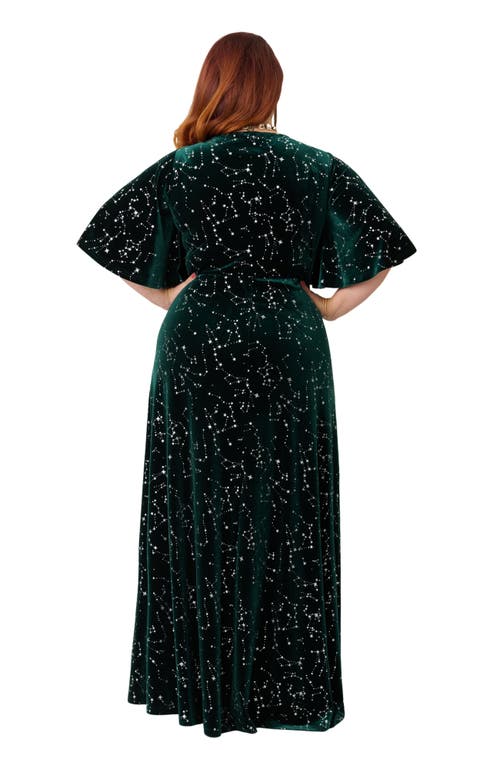 Smak Parlour Plus Size Knit Maxi Dress In Green