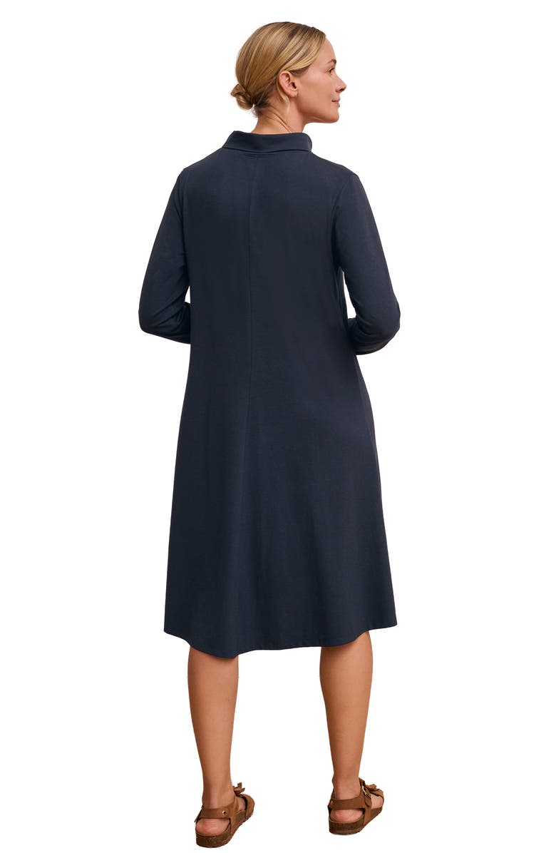 Celtic & Co. Roll Neck Jersey Dress, Alternate, color, Navy