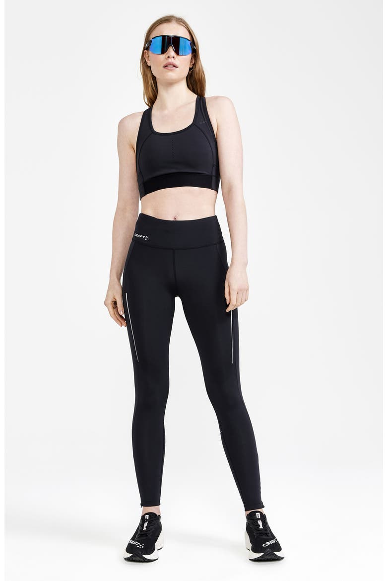Advance Essence Running Tights, Alternate, color, BLACK