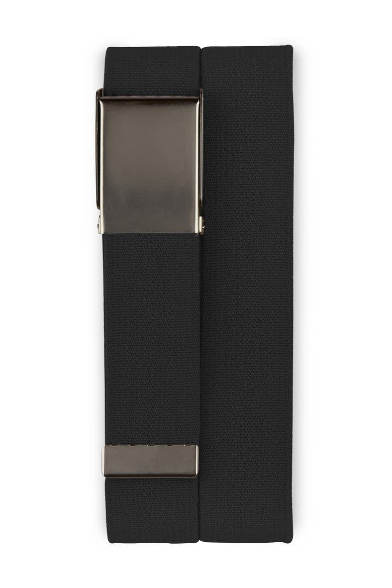 Stretch Webbed Belt, Main, color, BLACK