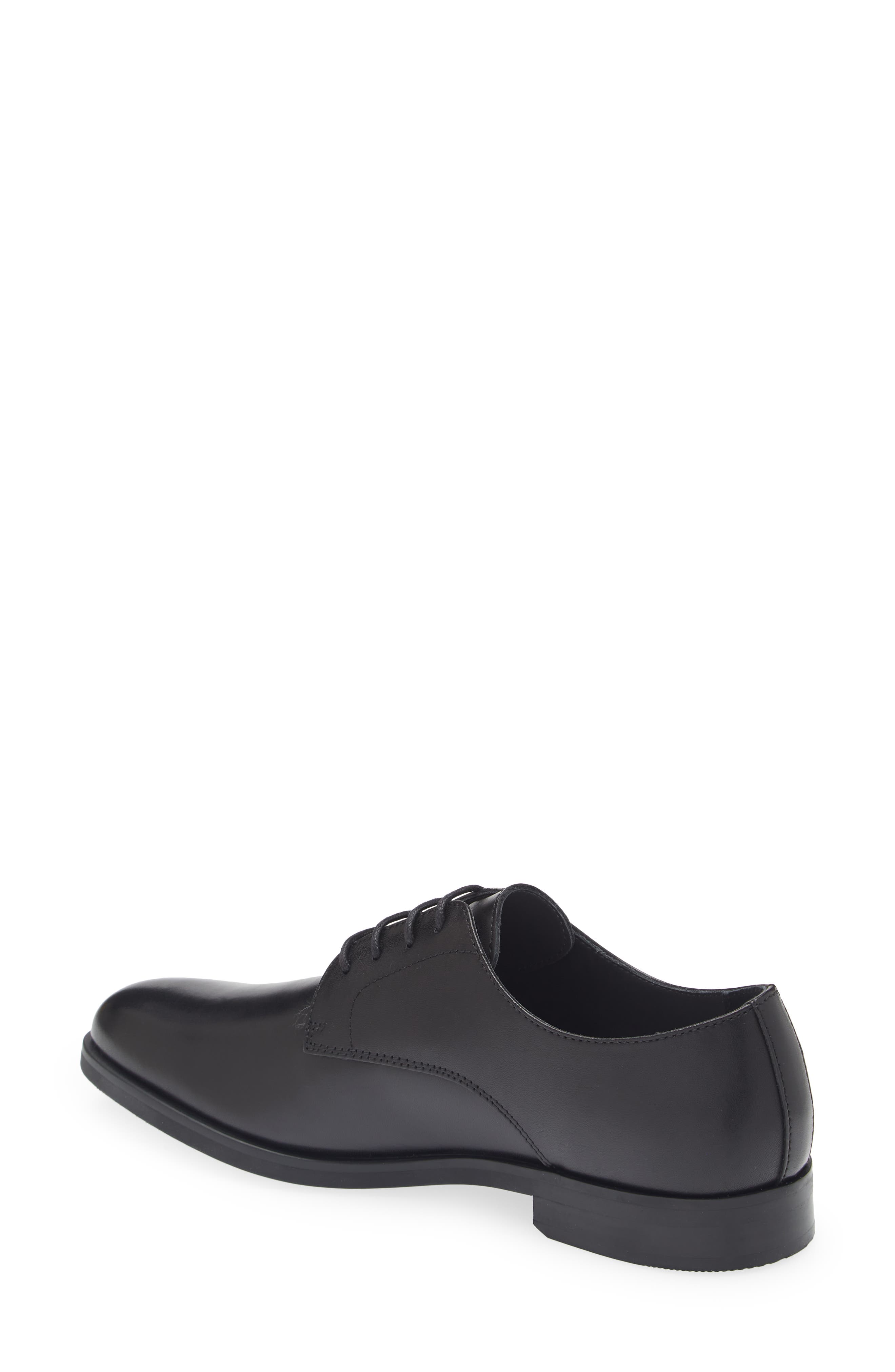 Nordstrom Emmett Plain Toe Derby, Alternate, color, Black