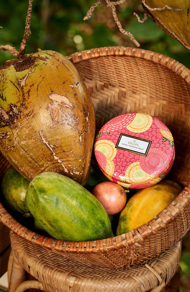 Voluspa Napali Passion Fruit 3-Wick Tin Candle, Alternate, color, 