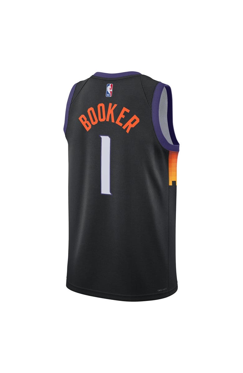 Nike Unisex Nike Devin Booker Black Phoenix Suns 2025/26 Swingman Jersey - City Edition, Alternate, color, Black