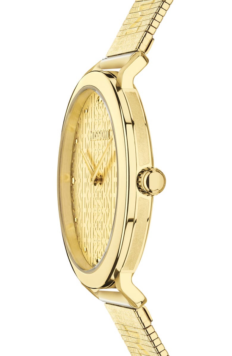 Missoni Lettering Bracelet Watch, 38mm, Alternate, color, 