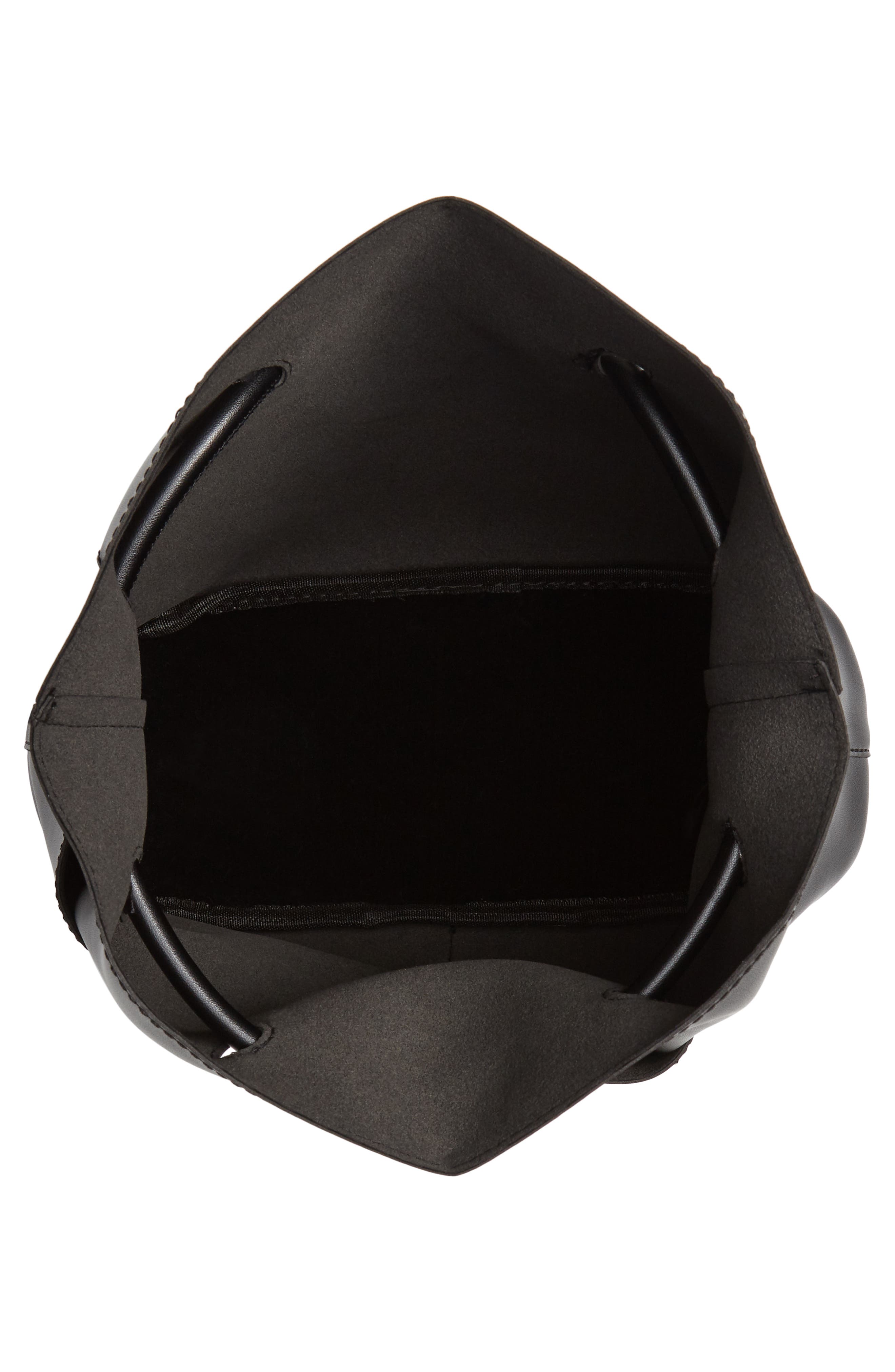 BP. Faux Leather Drawstring Backpack, Alternate, color, 