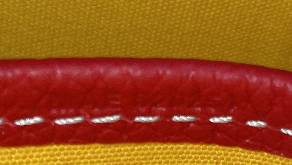 Pre-Owned Goyard Belvedere II Messenger Bag Coated Canvas PM, Alternate, color, Red