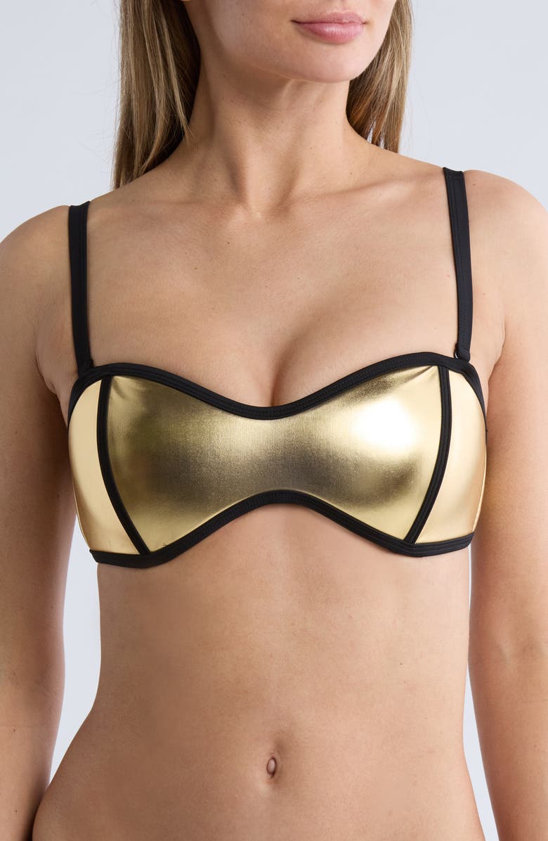 Good American Tainted Love Bikini Top, Main, color,