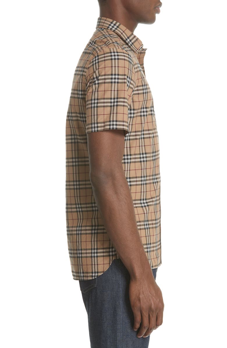 Burberry Alexander Check Sport Shirt, Alternate, color, 