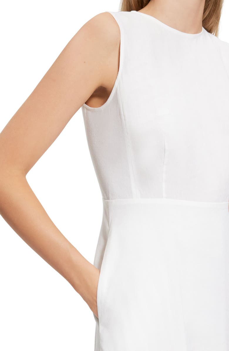 Theory Linen Blend A-Line Dress, Alternate, color, 